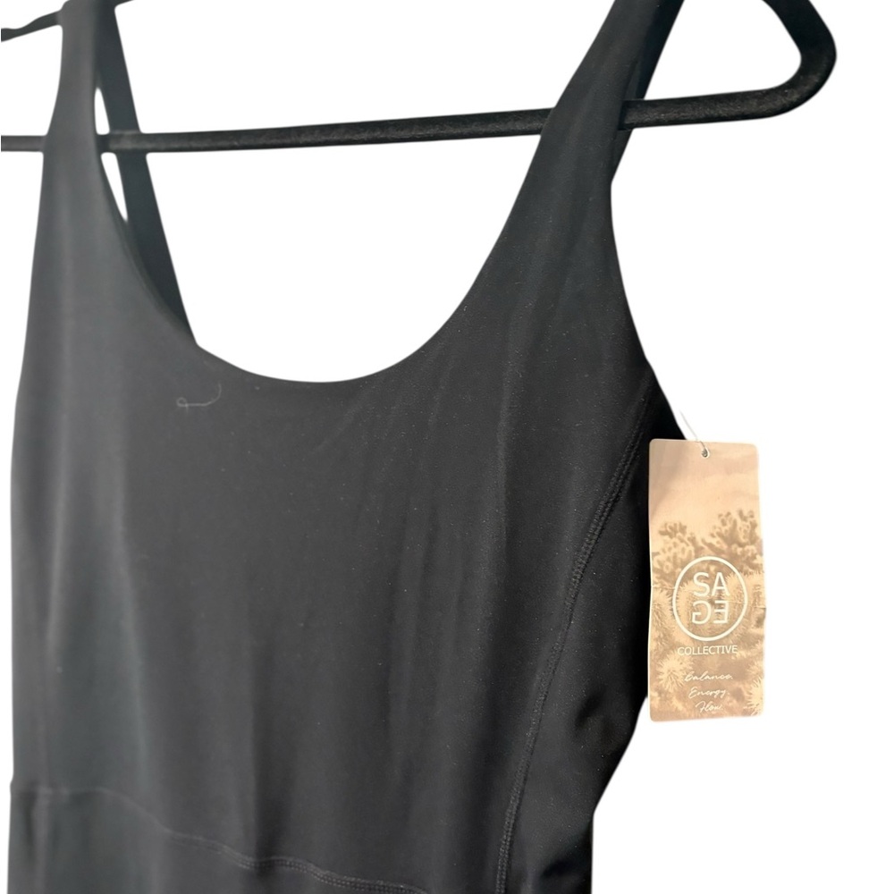Sage Collective Black “Lived In” Jumpsuit Size Medium - Picture 5 of 8